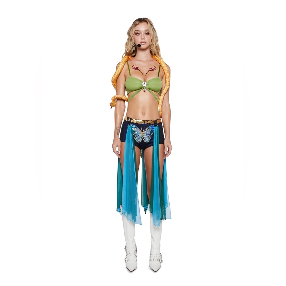 Dolls Kill Britney Costume Servin Snake Slave NWT Small